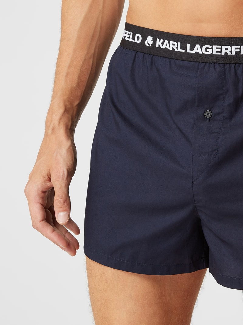 Boxershorts aus Baumwolle im 3er-Pack in royalblau