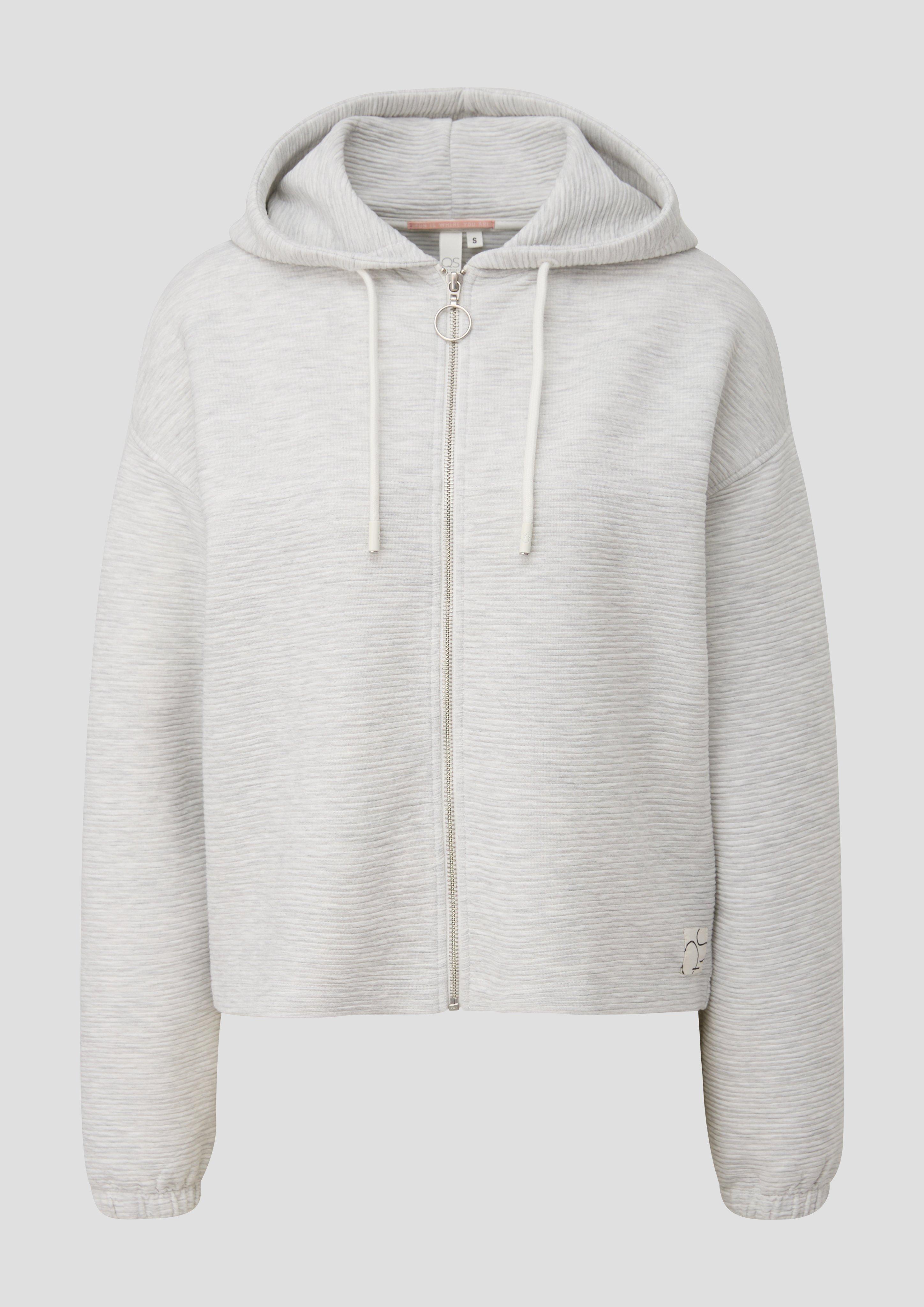 Sweatjacke mit Rippstruktur  2138478-02W0