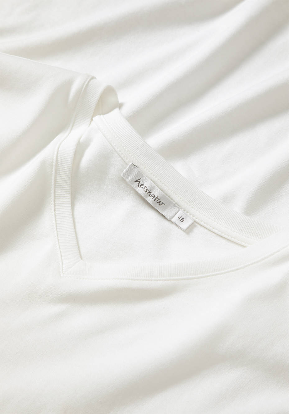 V-Shirt aus reiner Bio-Baumwolle