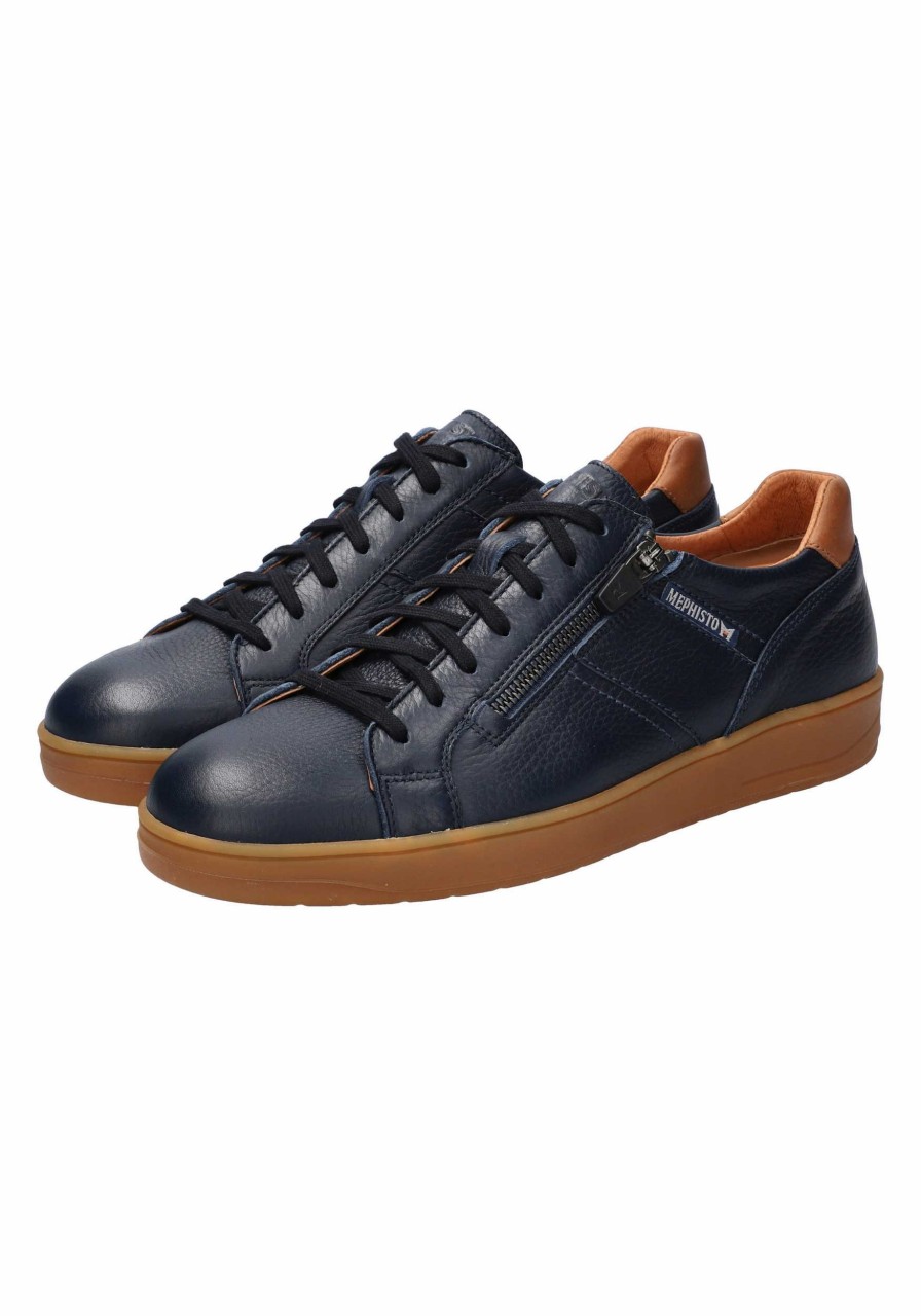 MEPHISTO Freizeit Schnürer blau 1345 6135