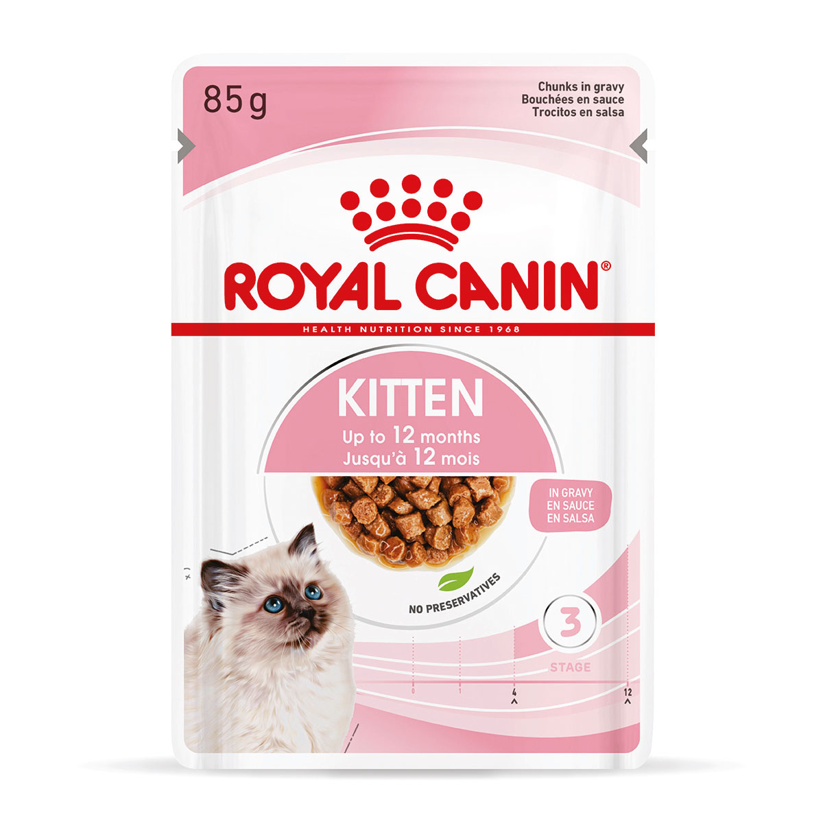 ROYAL CANIN KITTEN Nassfutter in Soße für Kätzchen