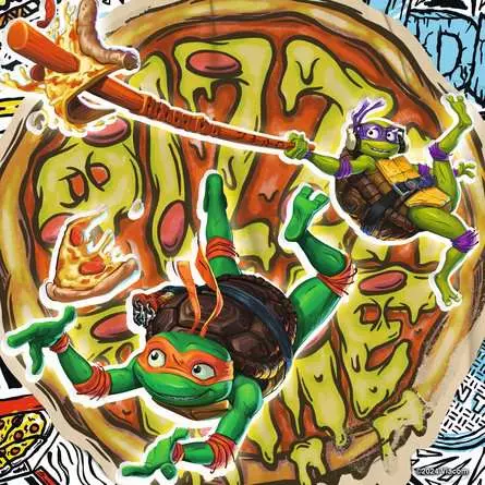 Kinderpuzzle ab 5 Jahren - Ninja Turtles - 49 Teile