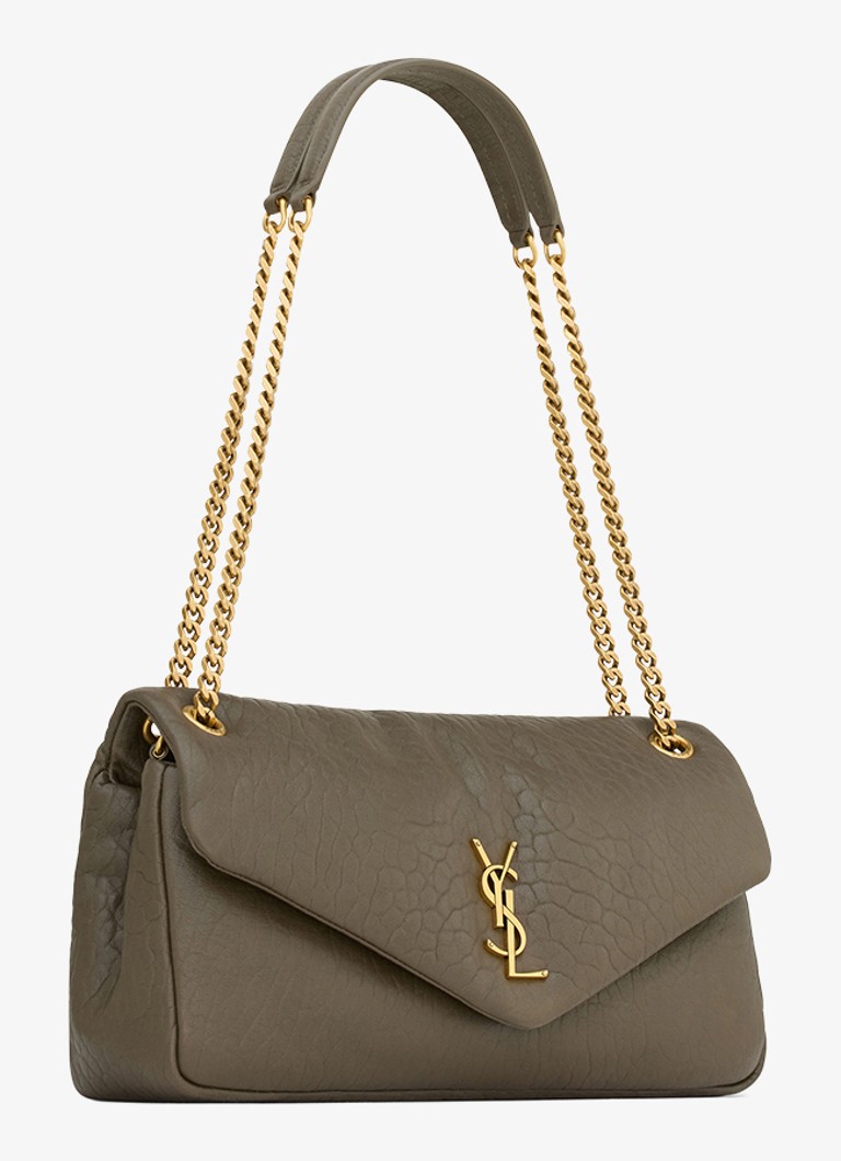 Saint Laurent Calypso Medium lambskin shoulder bag