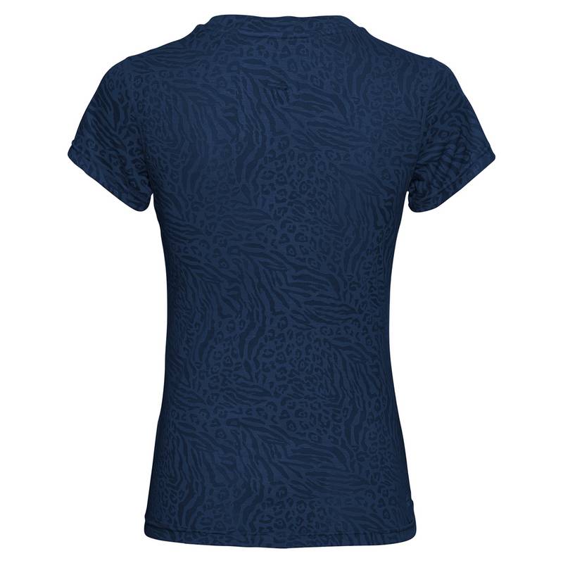 BIDI BADU Anni Burnout Tech Tee Tennisshirt Damen