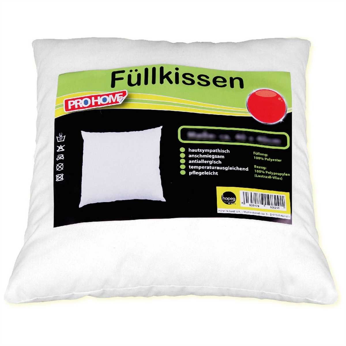 Arsvita Dekokissen, Kissen als Füllung für Kissenbezug, Inlett für Kissenhüllen, versch. Füllungen