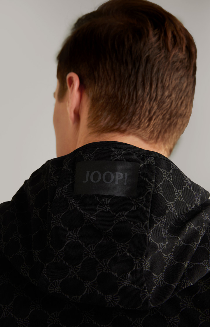 Loungewear Sweatjacke in Schwarz