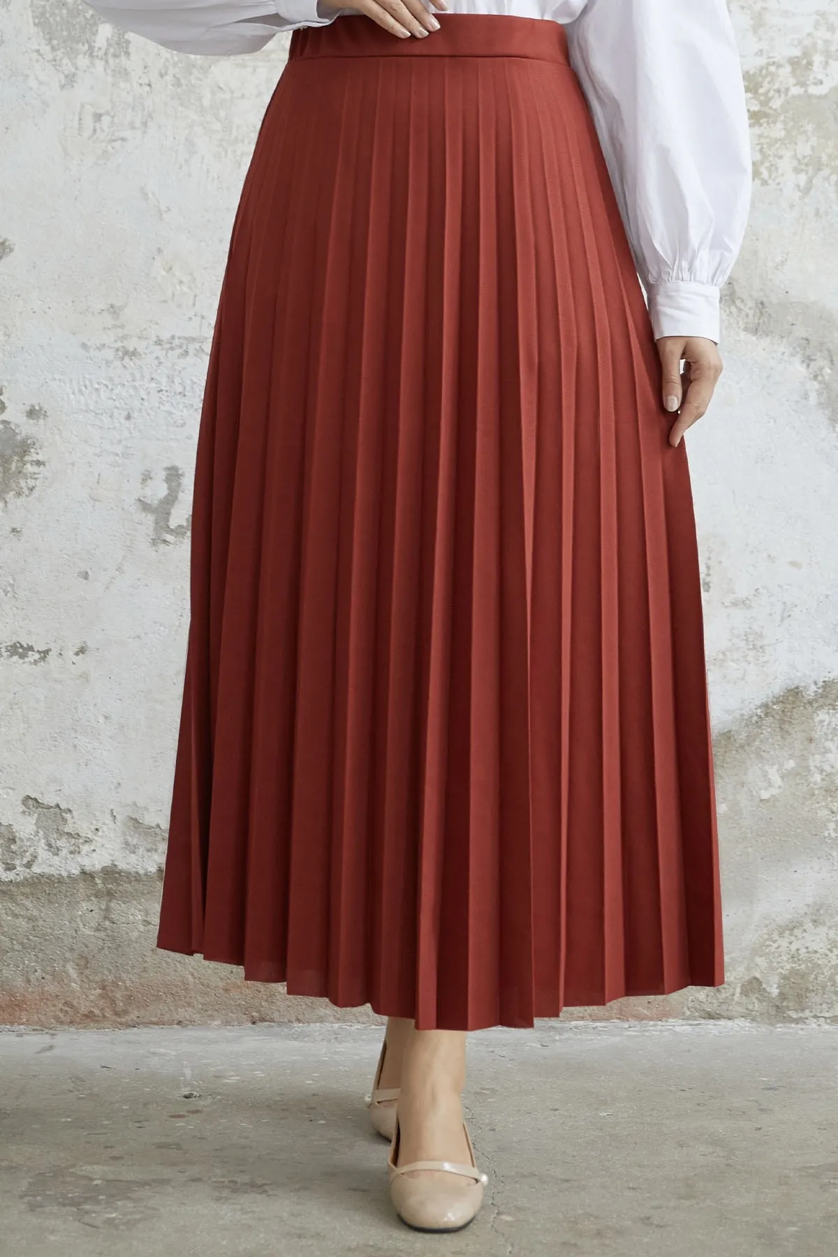 InStyle  Luisa Taillen-elastischer Faltenrock – Kachel