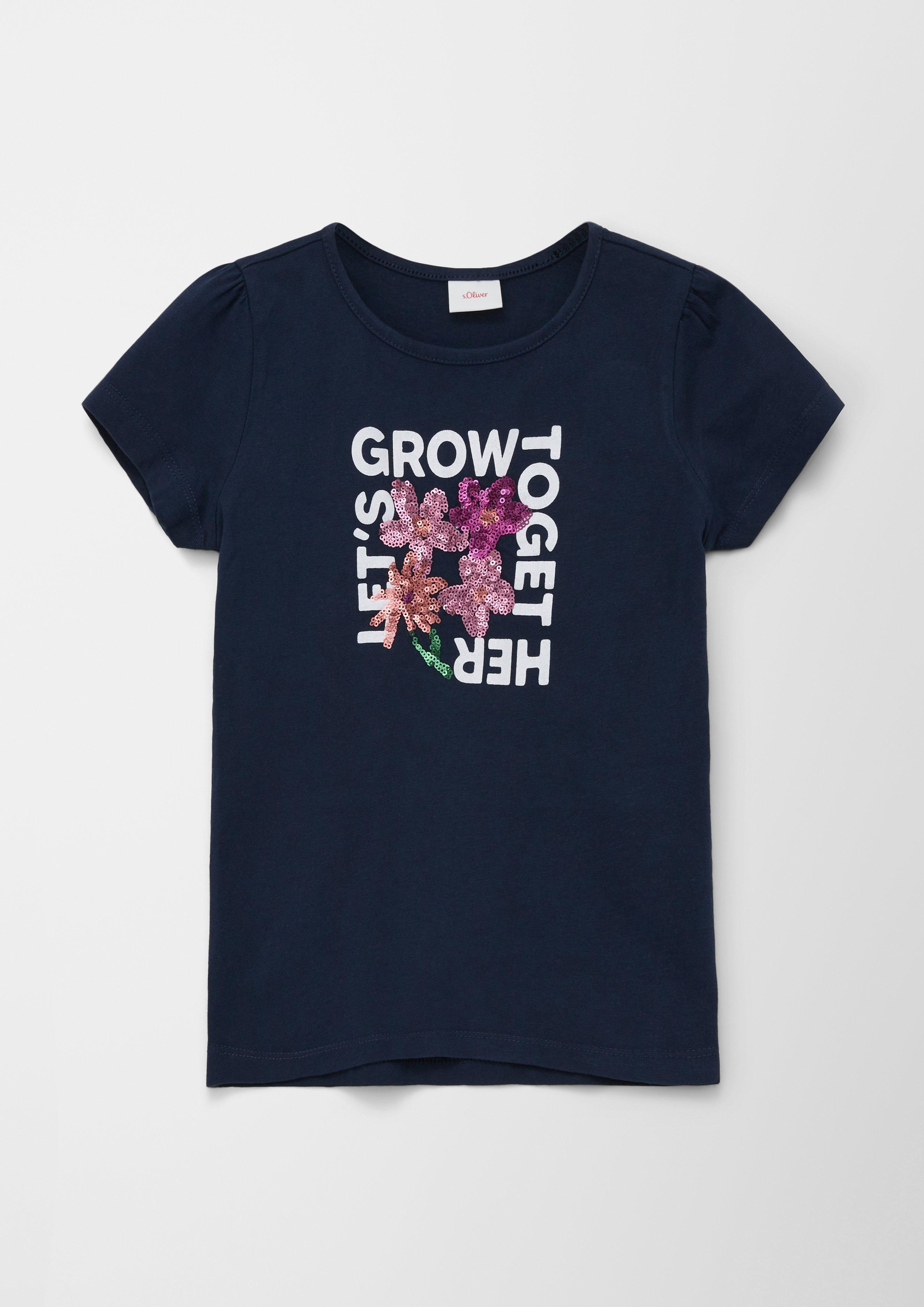 T-Shirt mit Statement-Print  2133635-5952