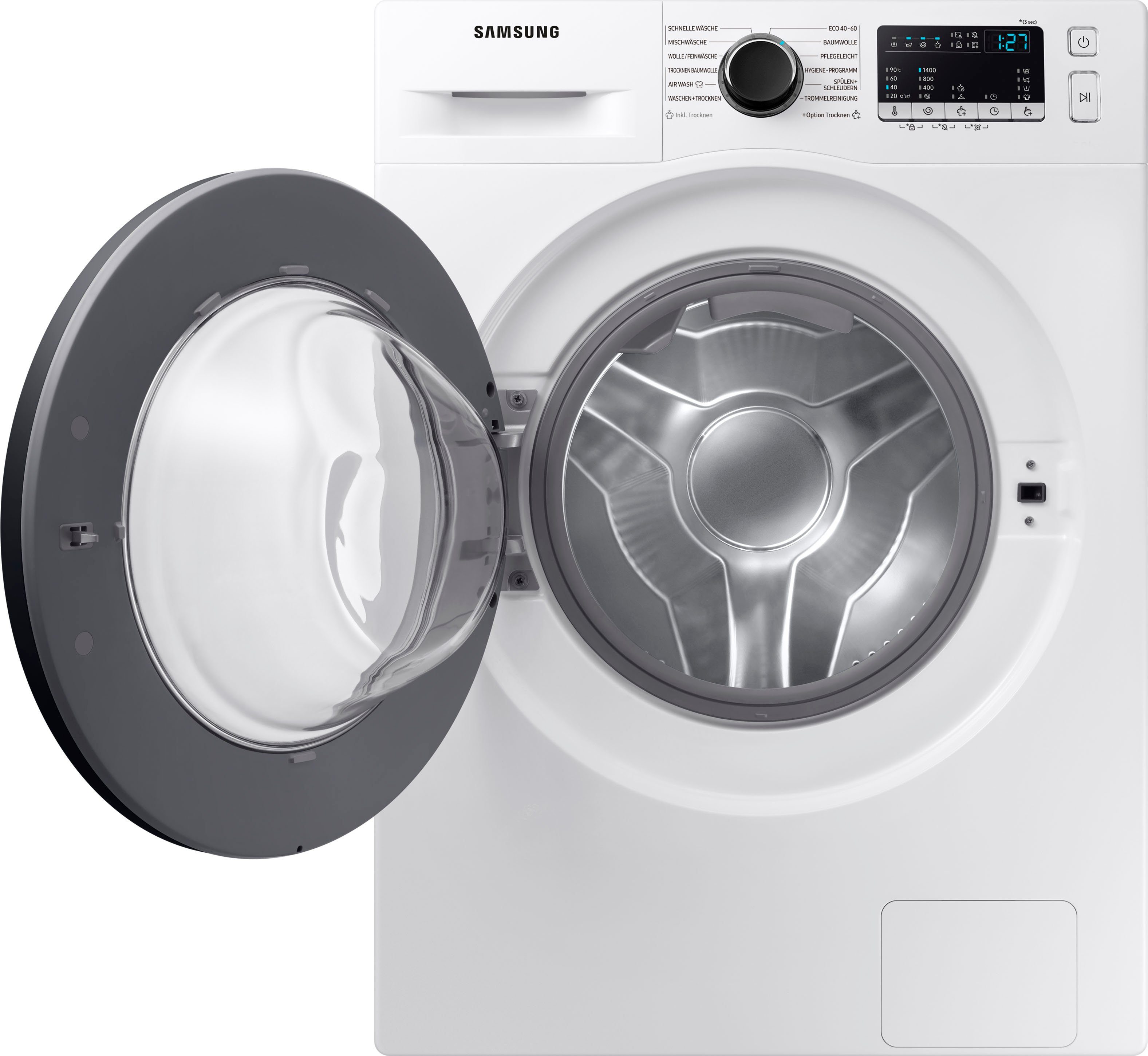 Samsung Waschtrockner WD4000T WD8ET4049CE/EG, 8 kg, 5 kg, 1400 U/min, SchaumAktiv