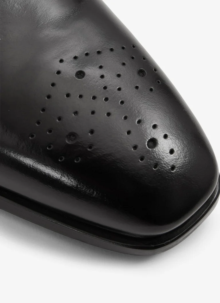 Pantofi Reiss Mead din piele, model Brogue