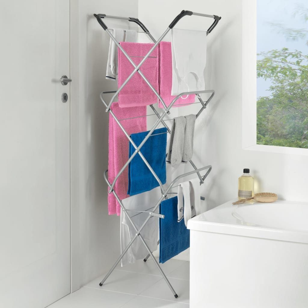 Metaltex Wäscheständer Turm-Wäschetrockner mit 3 Etagen Tec Concerto Slim 9,5 m