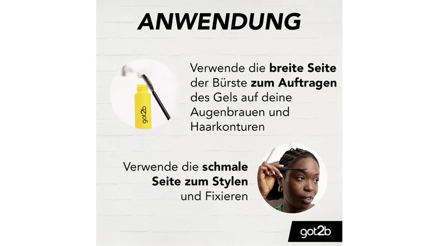 GOT2B 2in1 Stylinggel Kleber Brows & Edges 16 ml