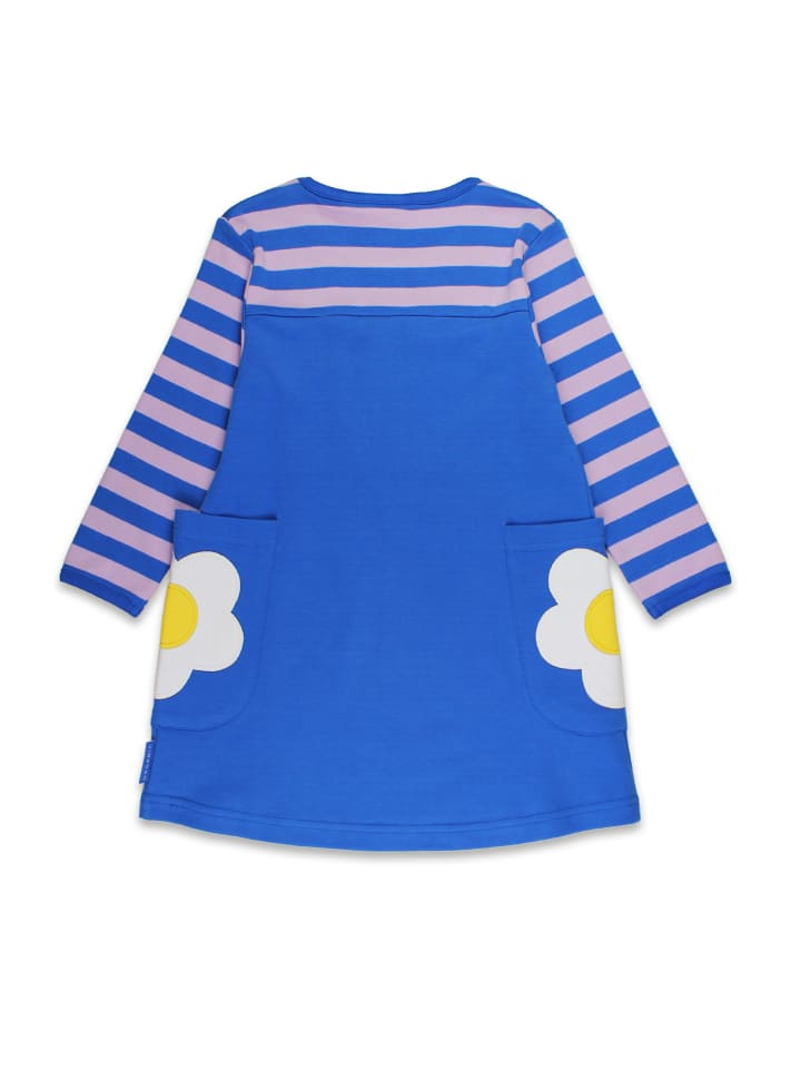 Toby Tiger Kleid mit Gänseblümchen Applikation in lila günstig kaufen