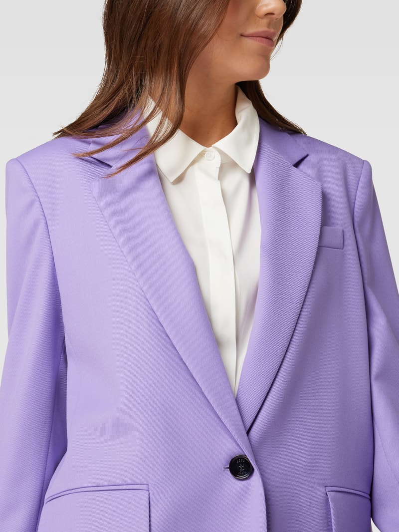 Blazer mit Strukturmuster Modell 'Jaleno' in flieder