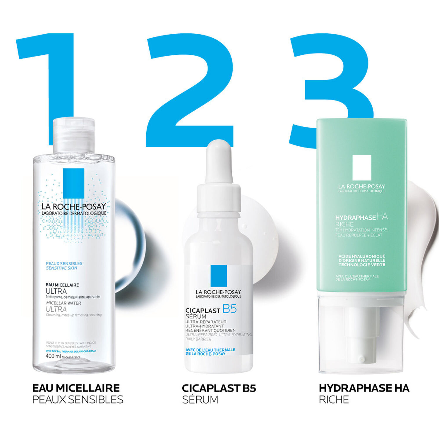 la roche-posay Hydraphase HA Riche Crème Hydratante Visage Acide Hyaluronique 50 ml