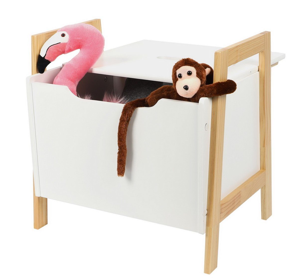 Judy Wild Spielzeugtruhe stapelbare Kinder Spielzeugkiste Aufbewahrungskiste (L49 x H48 x B36 cm), SWEET Collection