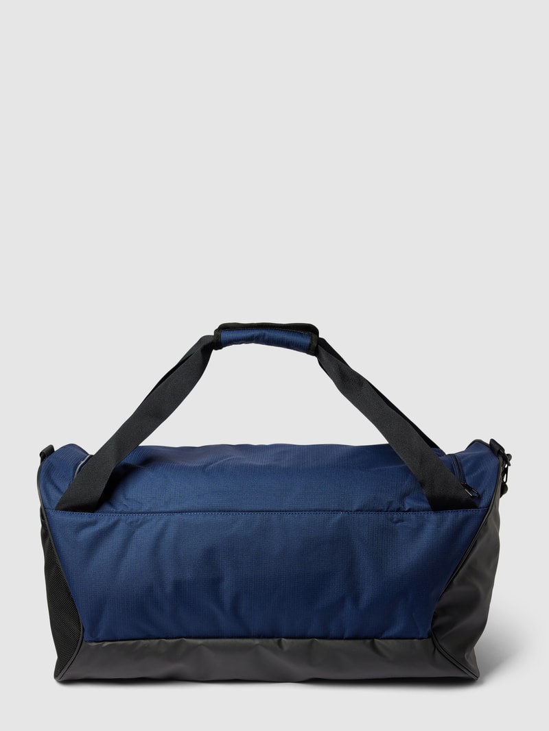 Weekender mit Label-Print in dunkelblau