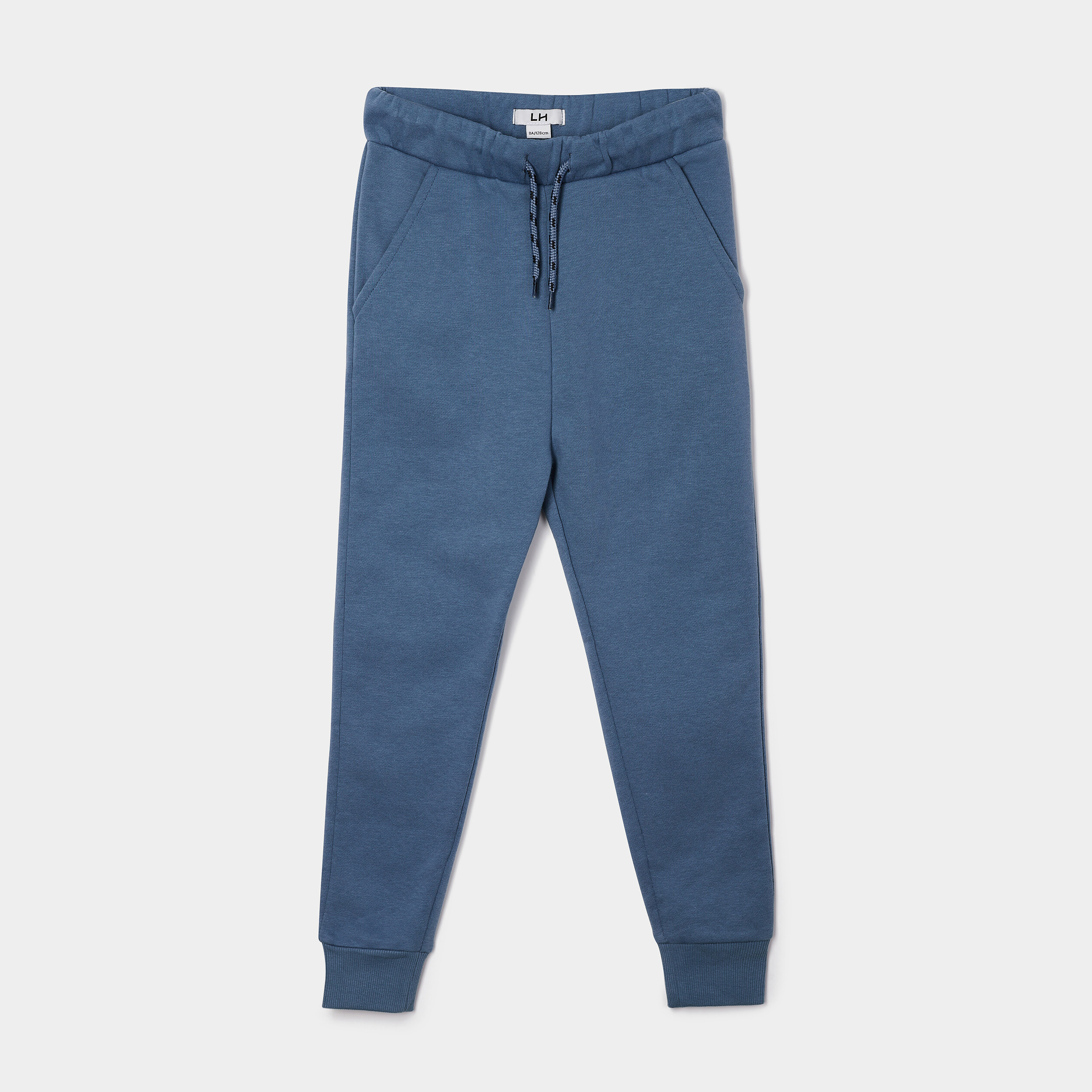 Pantalon de jogging molleton droit bleu garçon | La Halle