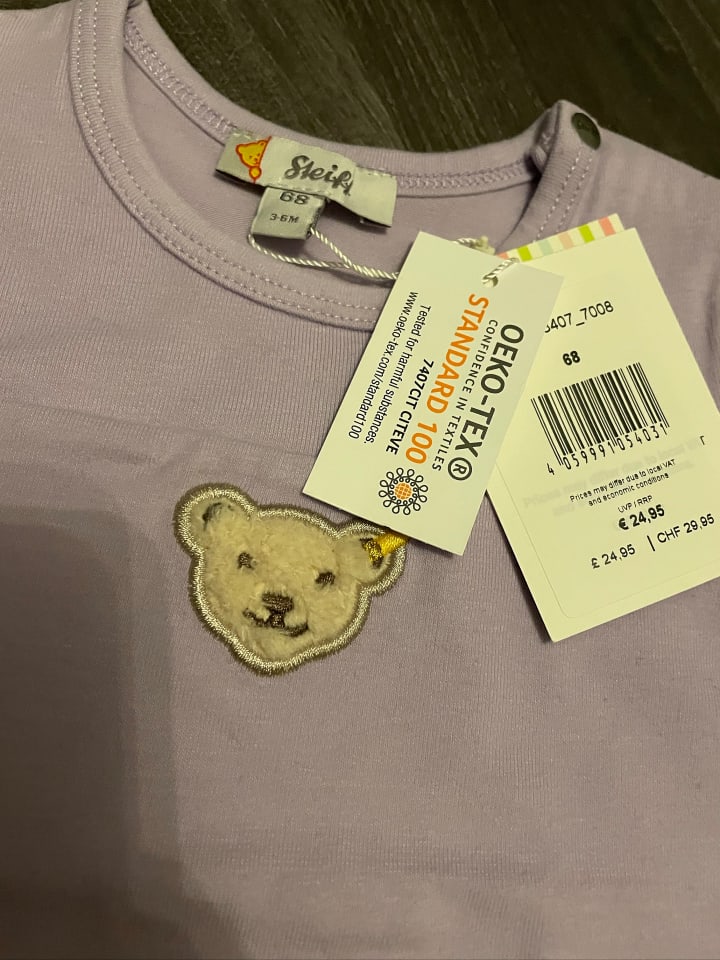 Steiff Shirt in Flieder günstig kaufen 68