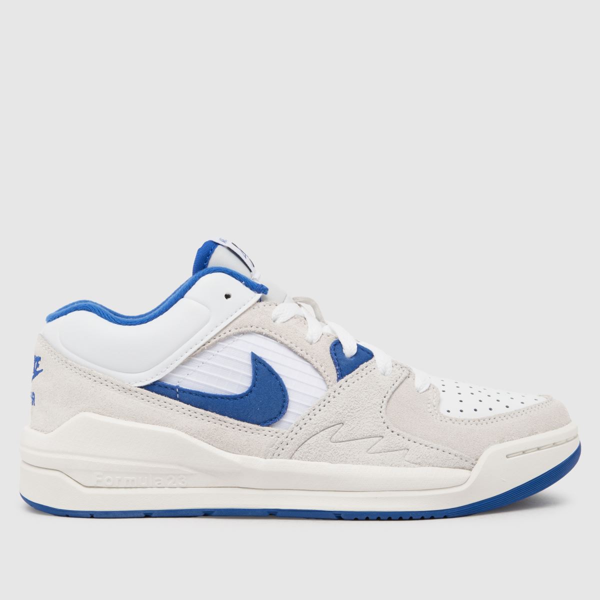 Nike Jordan vita & blå stadium 90 pojkar ungdomsskor