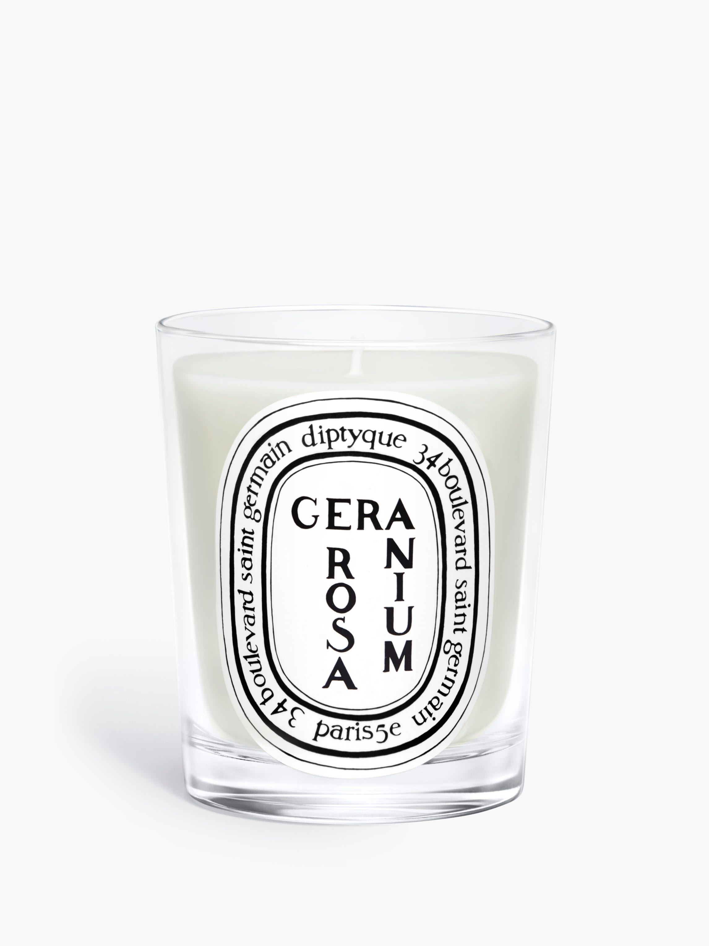 Géranium Rosa - Bougie modèle classique