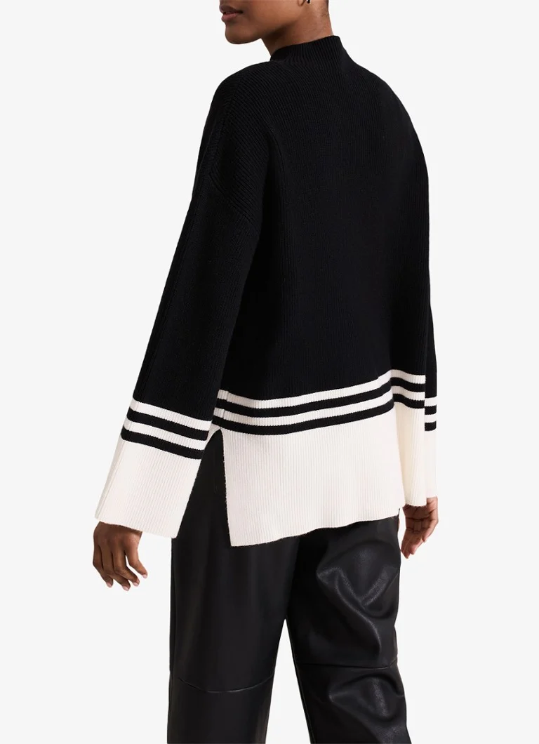 Pulover Kayleigh din tricot fin cu mâneci evazate de la Phase Eight