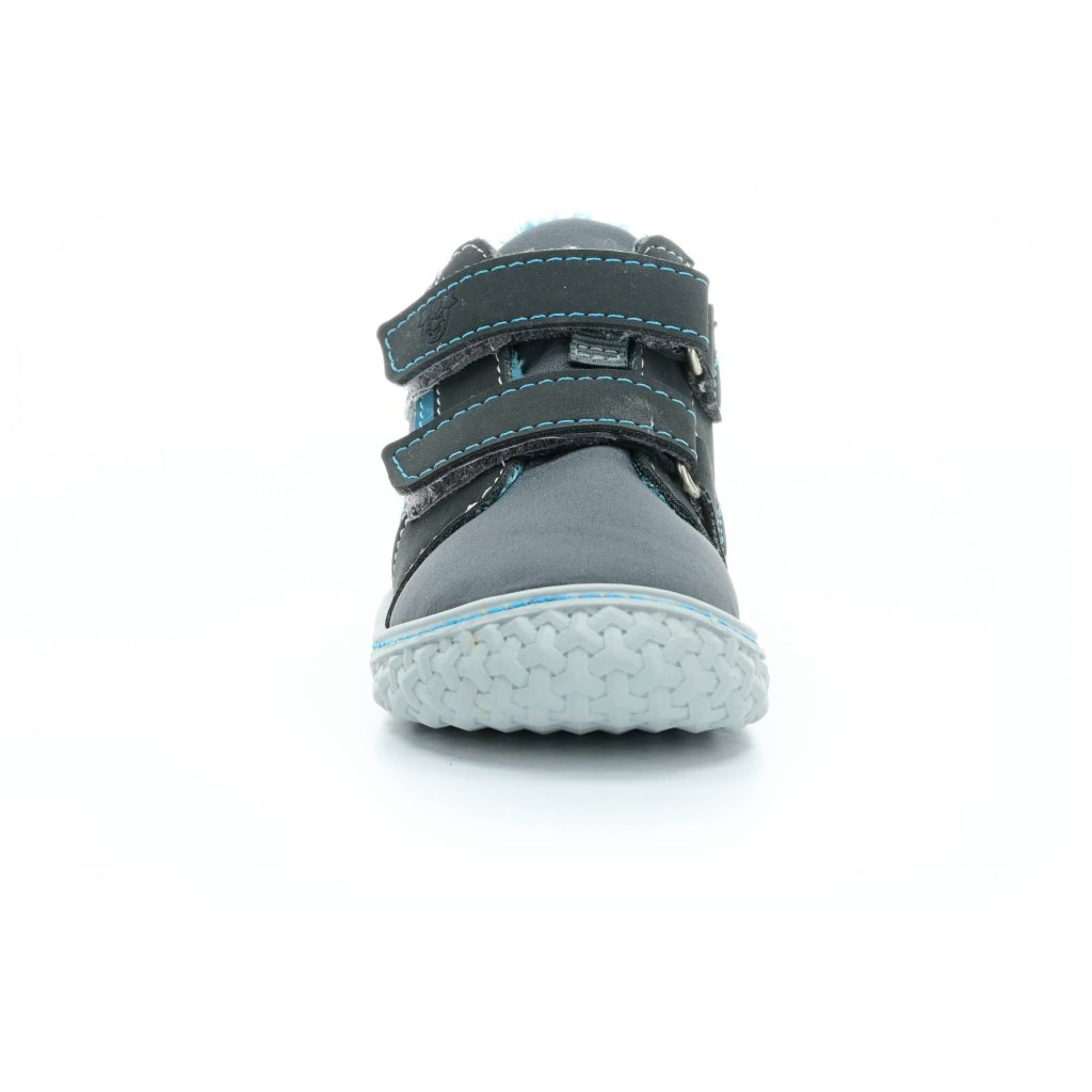 Ricosta Lion mittle Graphit/grigio (M) Lauflernschuhe - gefütterte Barfuß-Stiefeletten