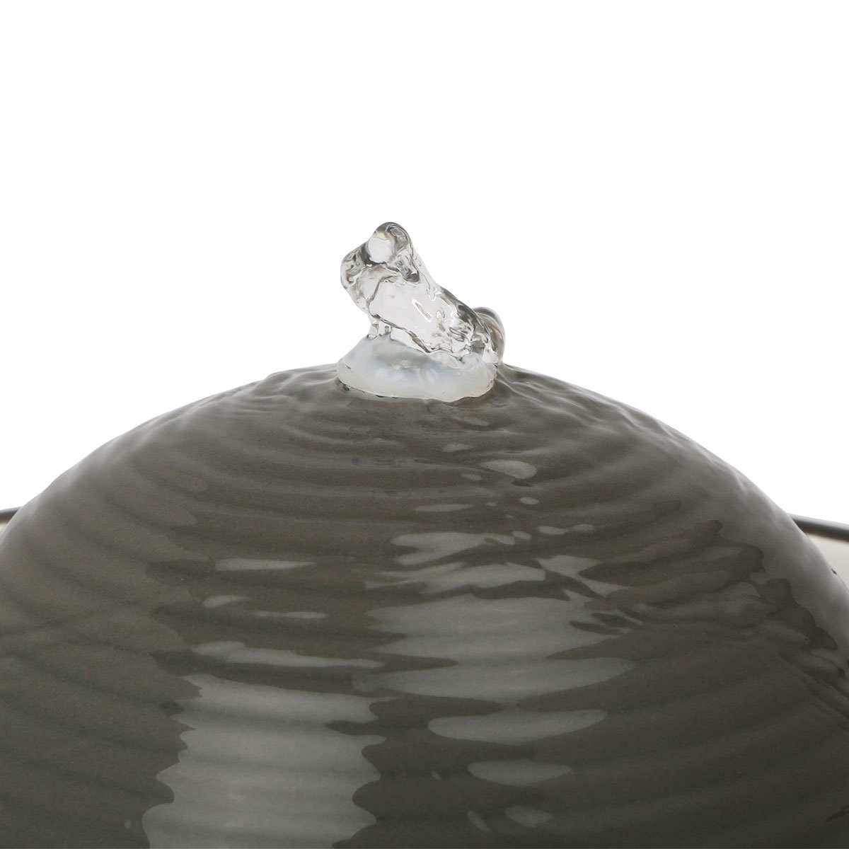 Trixie Trinkbrunnen Keramik Vital Flow 1,5 l, grau/weiß