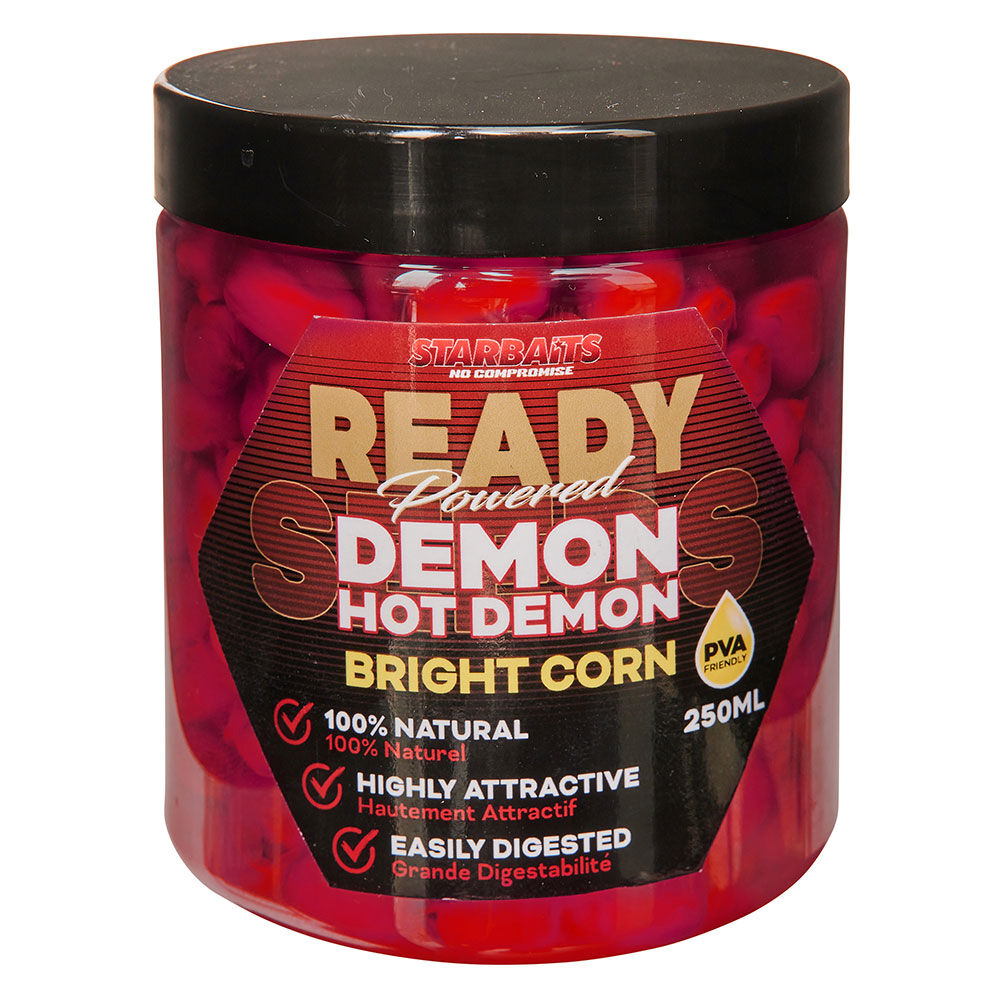 Graine Cuite Starbaits Ready Seed Bright Corn Demon 250ml