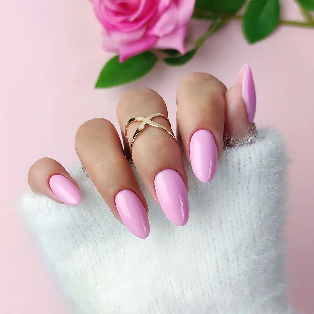 Hi Hybrid Easy 3у1 хибридни лак за нокте 604 Happy Pink 5ml