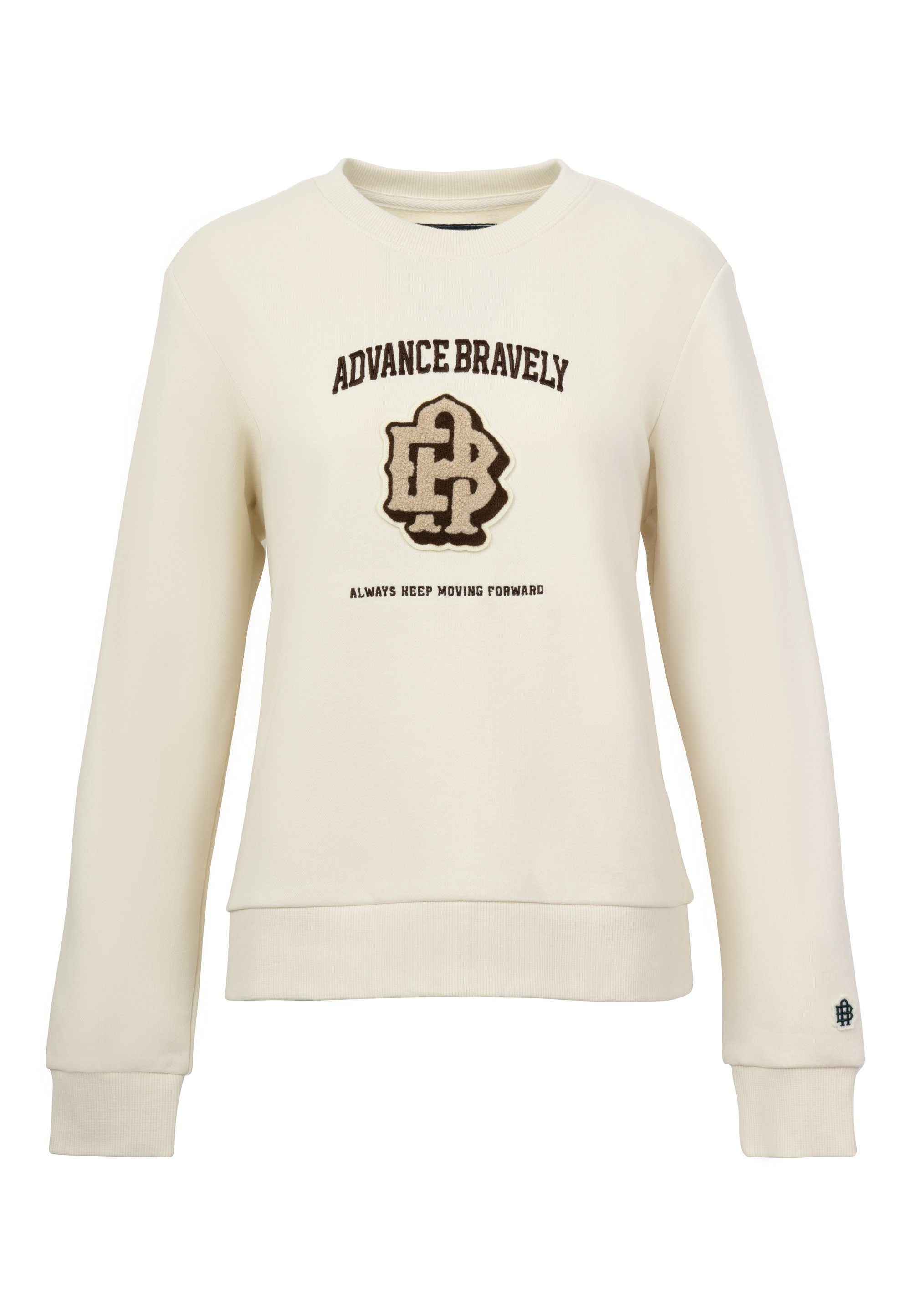 GIORDANO Sweatshirt mit cooler Stickerei