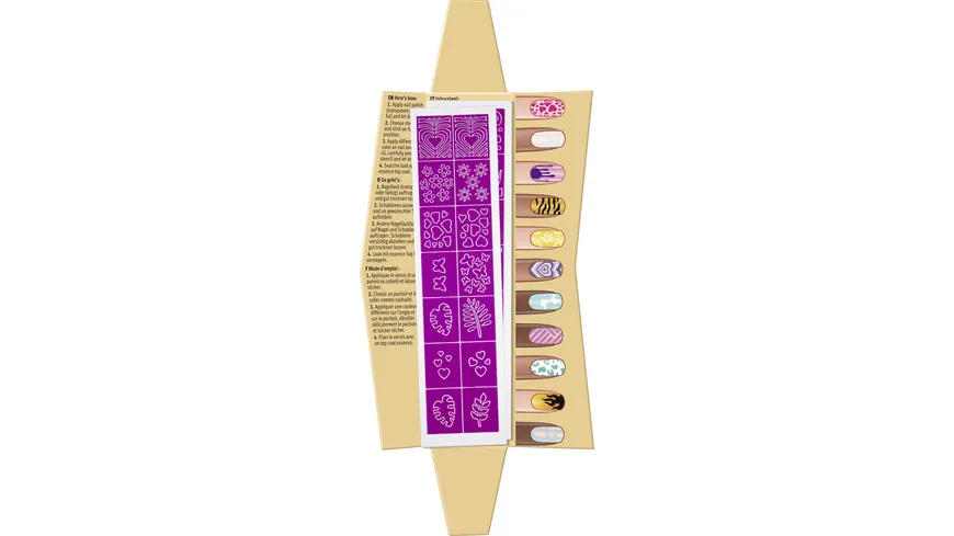 essence nail art STENCILS