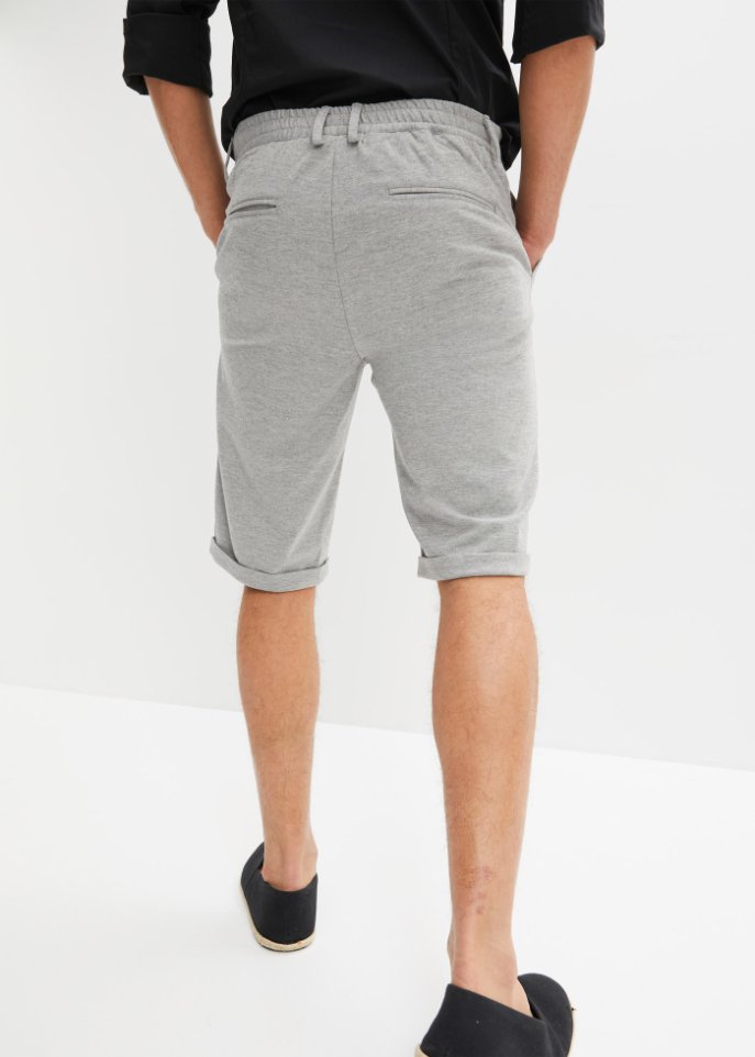 Chino-Bermuda mit Bundfalten