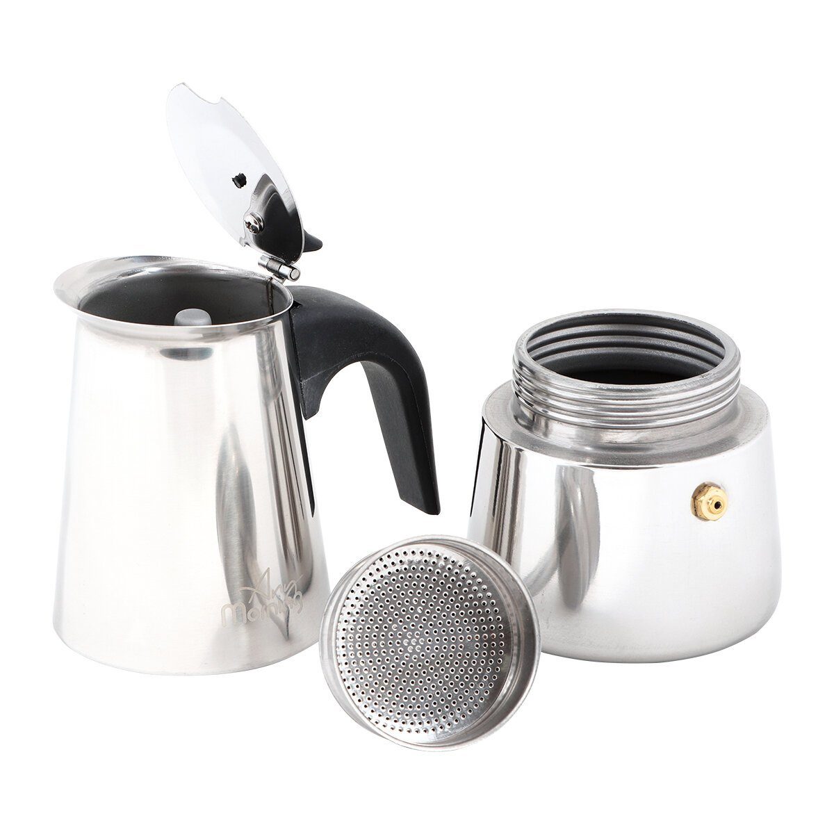 ANY MORNING Espressokocher Any Morning Espressokocher für alle Herdarten für 6 Tassen 300 ml