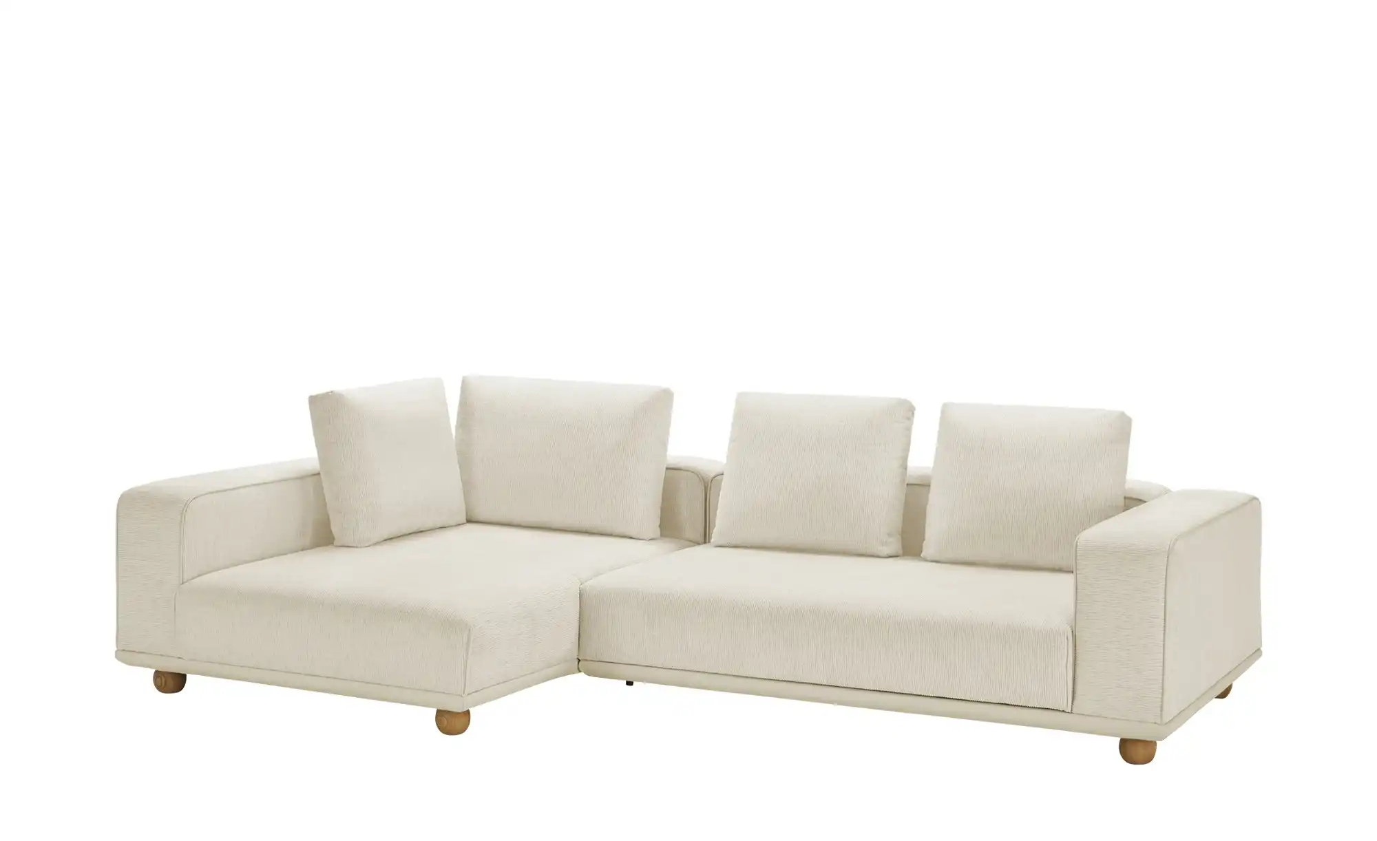 Twist Ecksofa aus Mikrofaser Cora