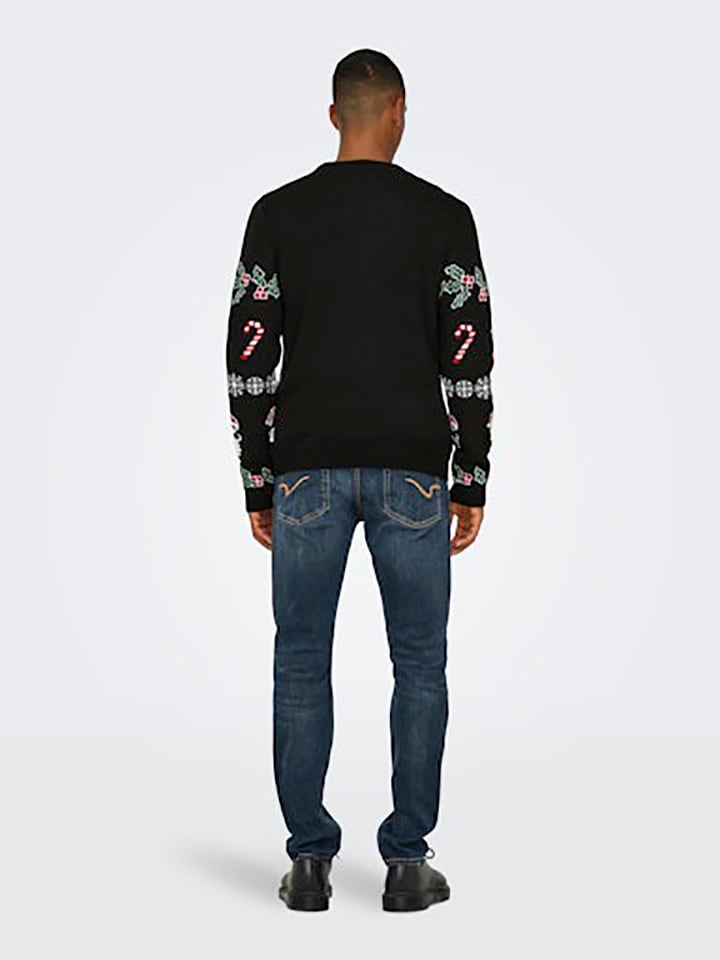 ONLY & SONS Pullover in Schwarz günstig kaufen