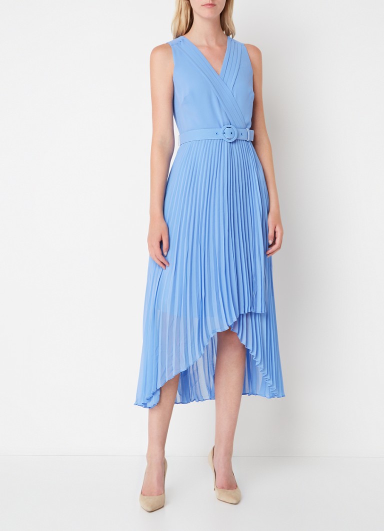Rochie midi Brianna de la Phase Eight, cu pliuri și curea.