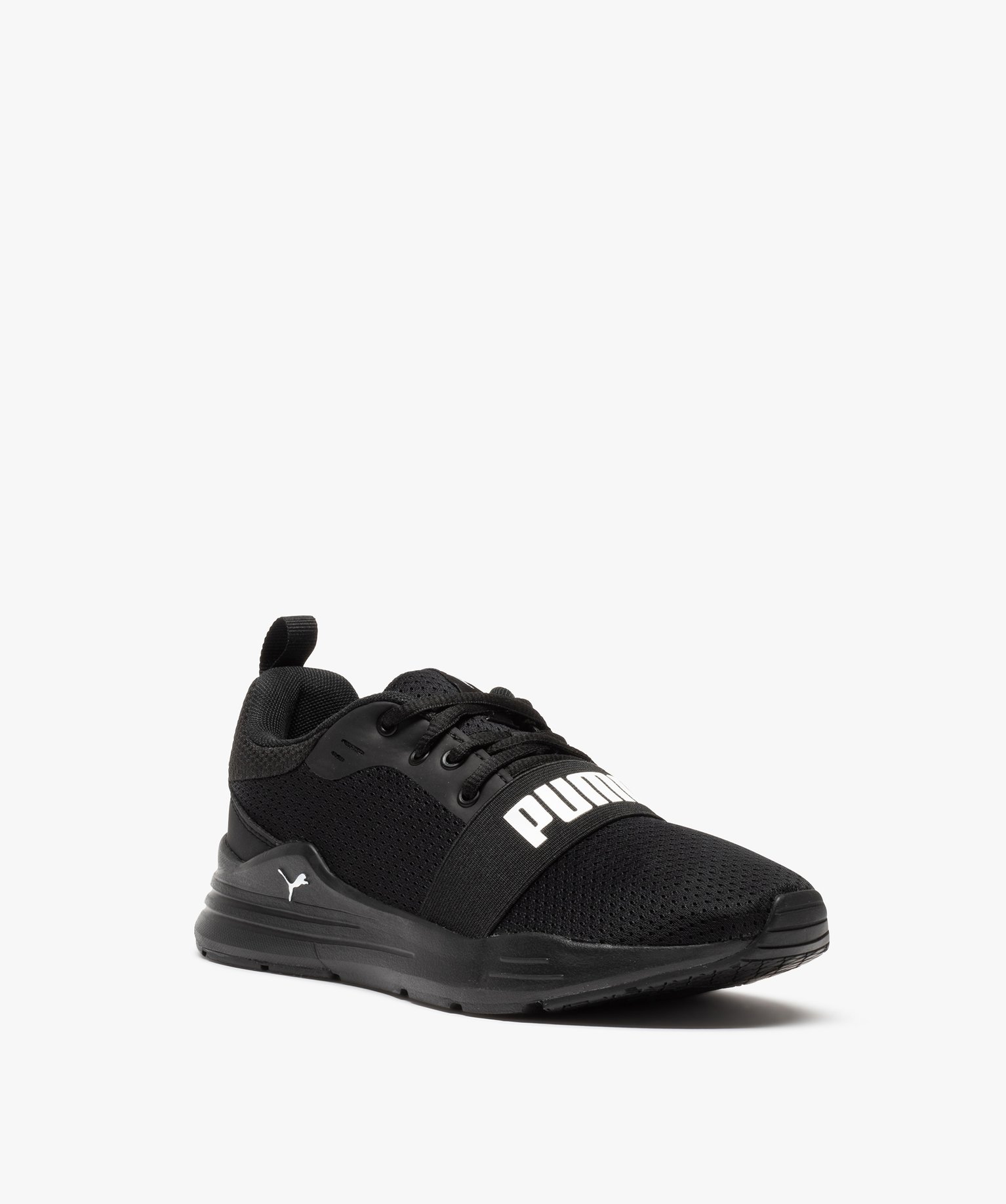 Baskets Garçon running légères - Puma Wired noir | GEMO