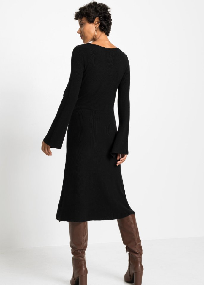 Midi-Strickkleid
