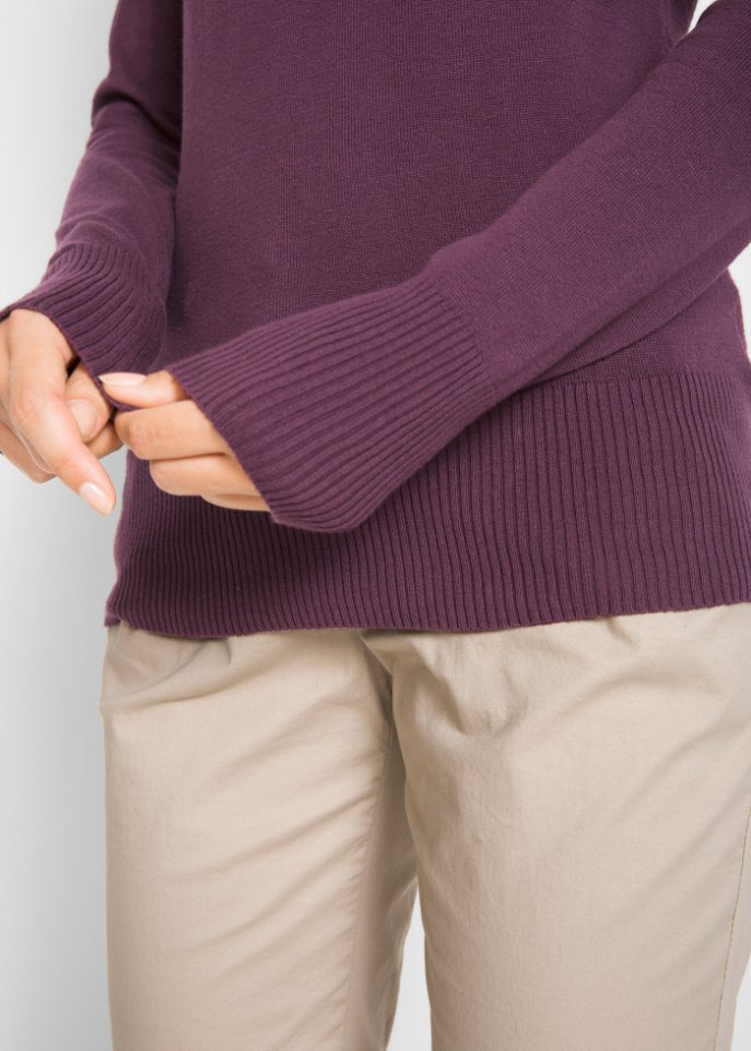 Basic Rollkragenpullover