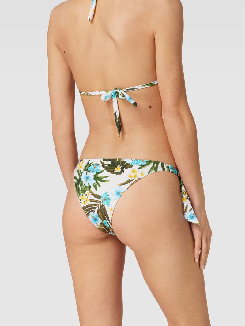 Bikini-Slip mit Allover-Print Modell 'SIMA MAUPITI' in offwhite