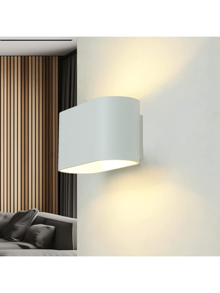 Licht-Erlebnisse Wandlampe in Weiß günstig kaufen onesize