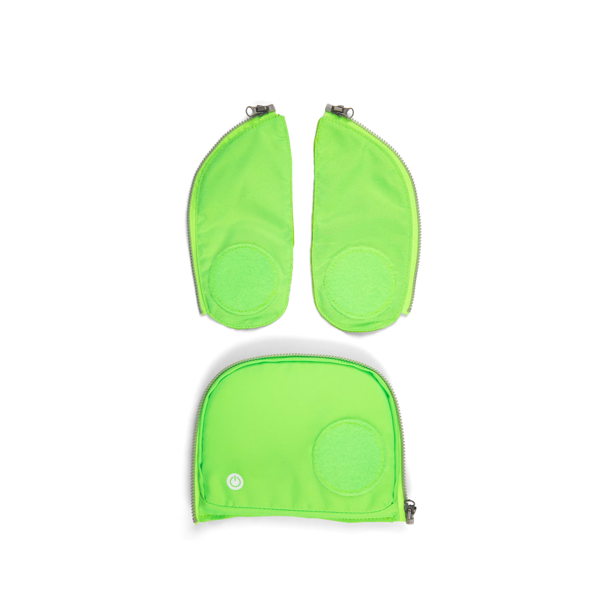 ergobag Fluo LED Zip Set Grün