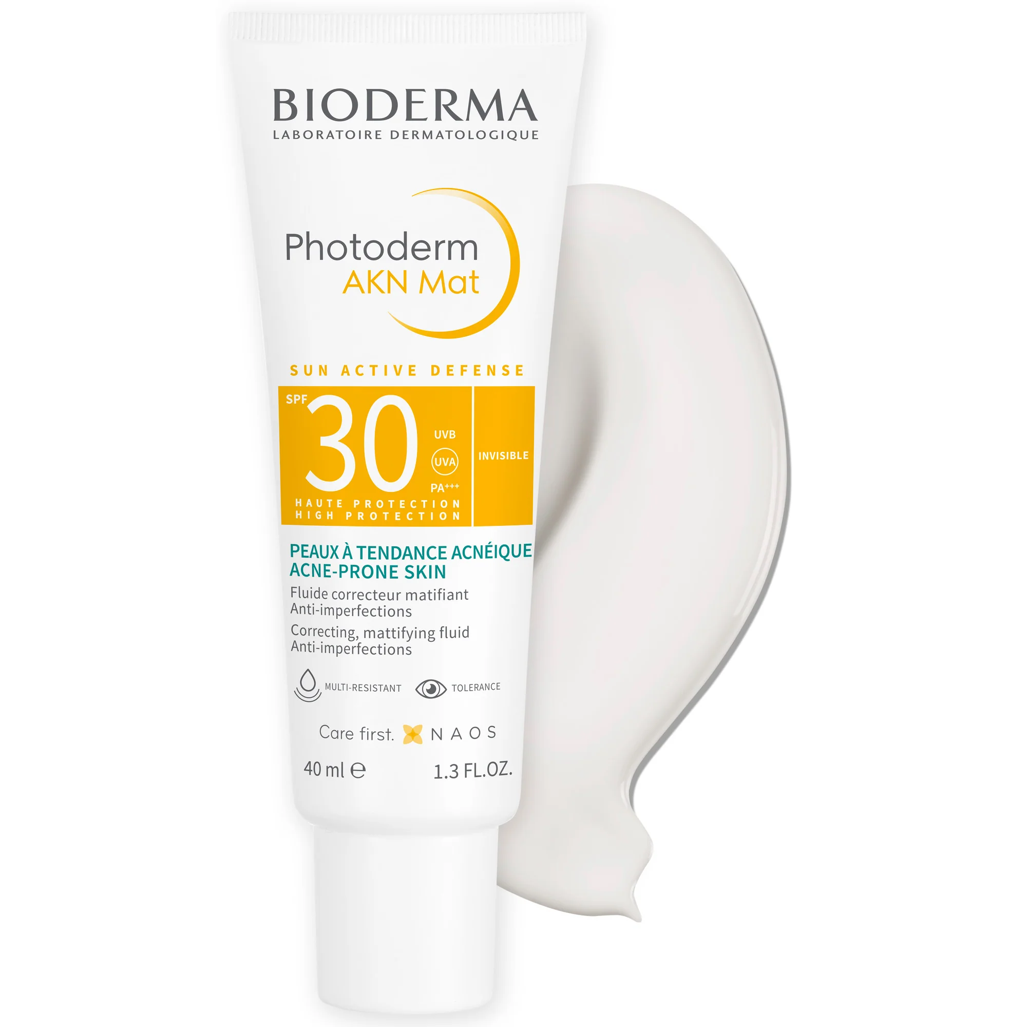 Photoderm AKN Mat Fluide SPF30 - Protector solar facial de alta protección.