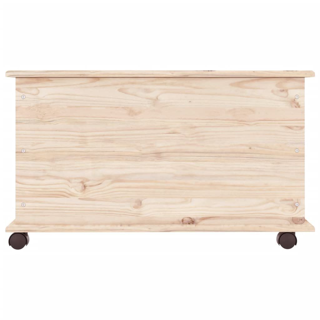 vidaXL Truhe Spielzeugtruhe Kiste Truhe mit Rollen ALTA 73x39,5x44 cm Massivholz Ki