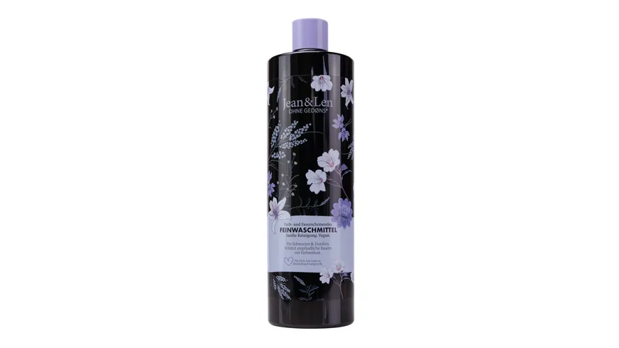 Jean&Len Feinwaschmittel Schwarzes & Dunkles Wasserlilie/Jasmin 1 l