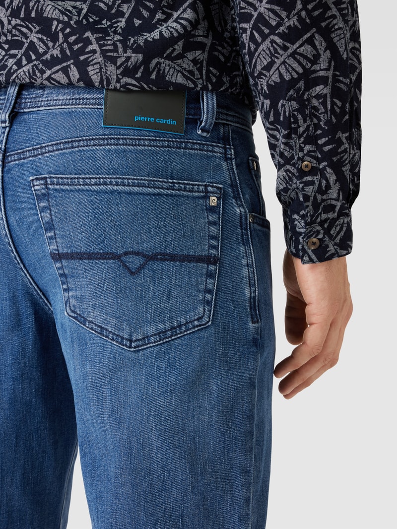 Regular Fit Jeans Modell 'Dijon' in blau