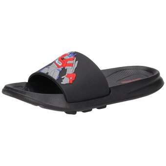 Transformers Badepantolette in schwarz