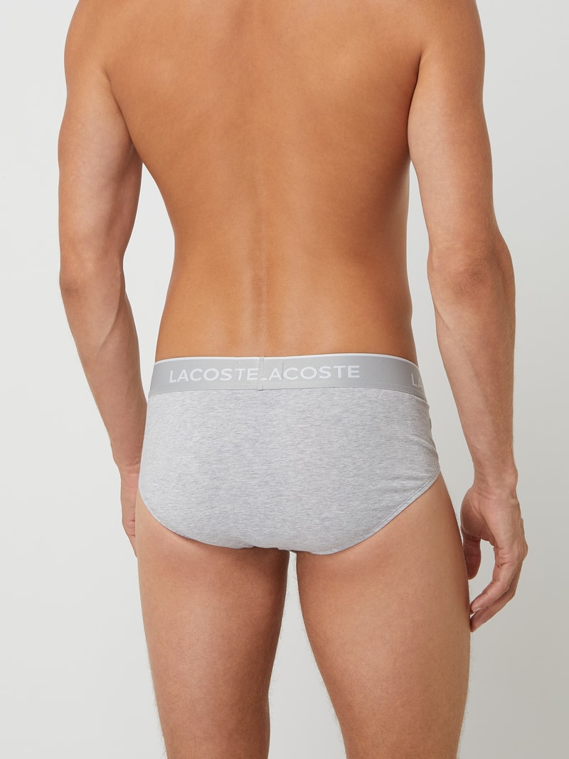 Slip mit Stretch-Anteil im 3er-Pack in weiß