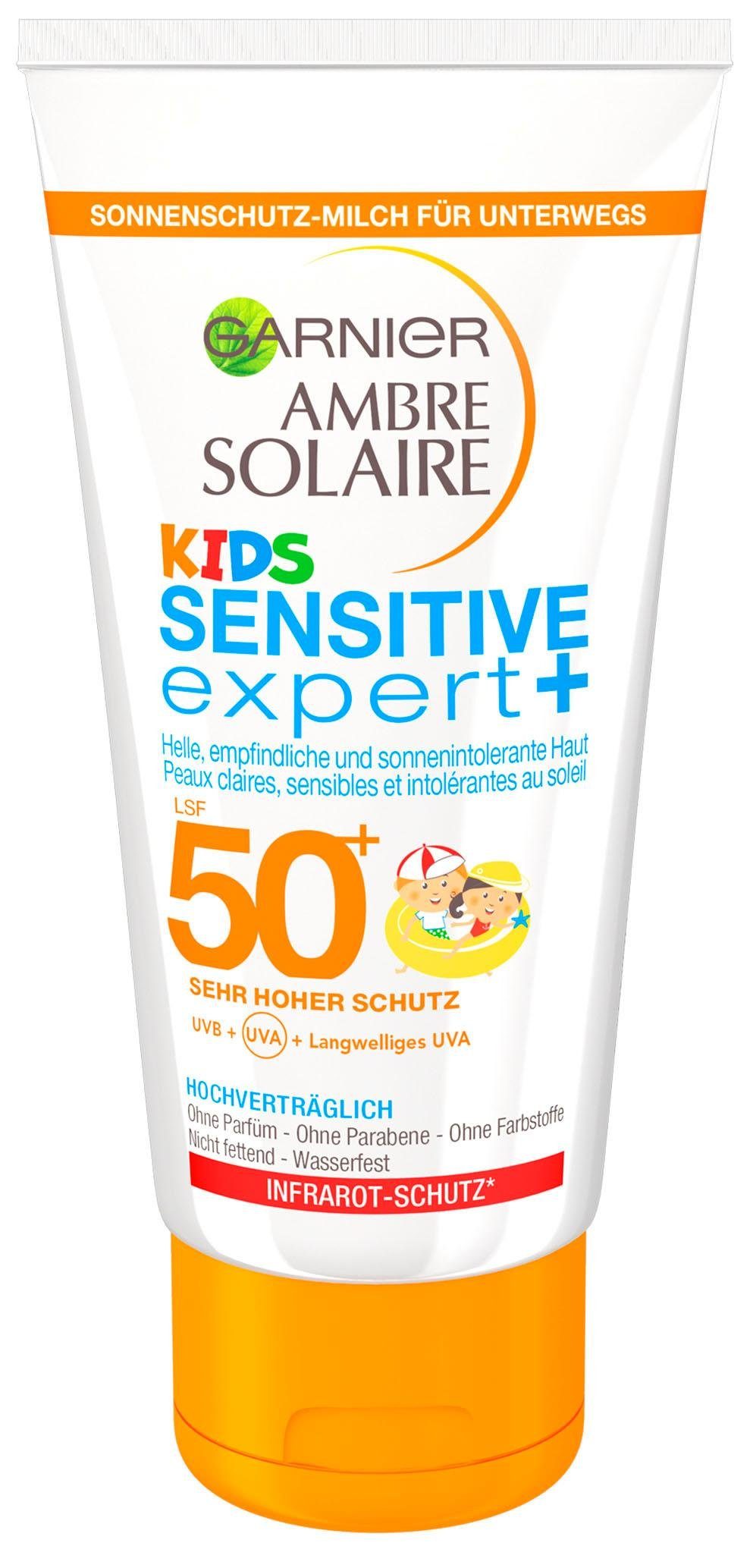 GARNIER Sonnenschutzmilch Ambre Solaire Kids Sensitive LSF50+